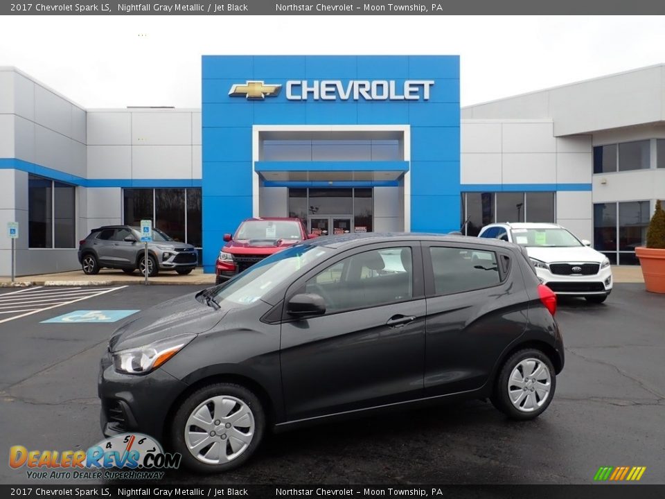 2017 Chevrolet Spark LS Nightfall Gray Metallic / Jet Black Photo #1