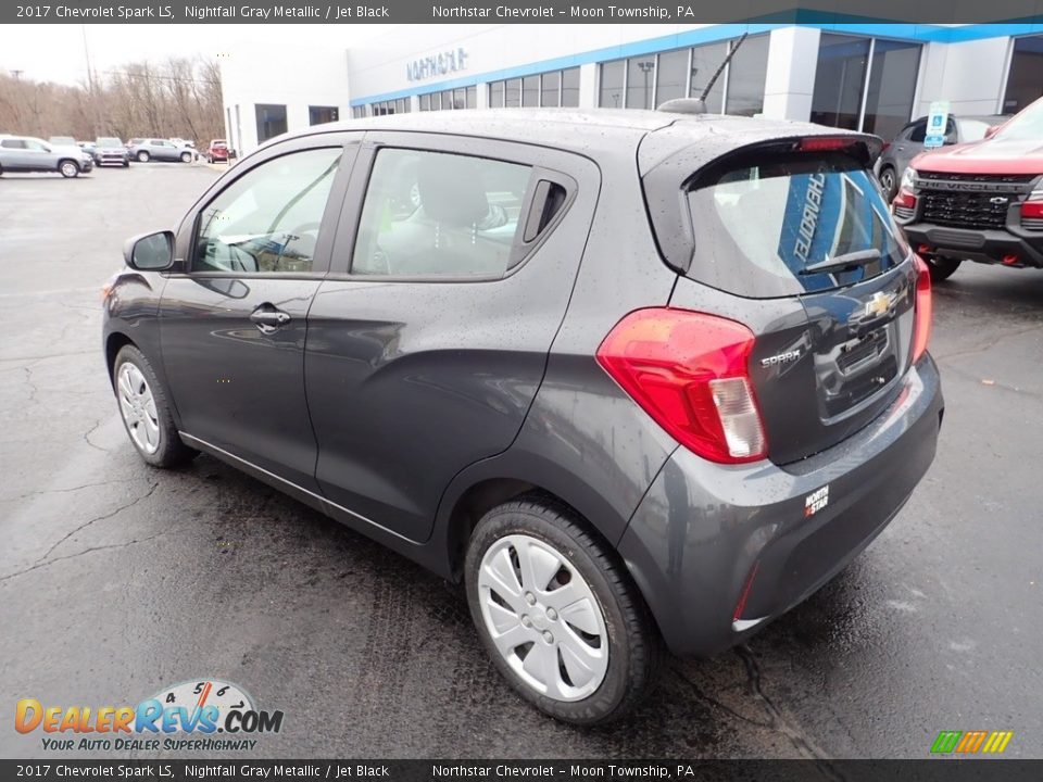 2017 Chevrolet Spark LS Nightfall Gray Metallic / Jet Black Photo #4