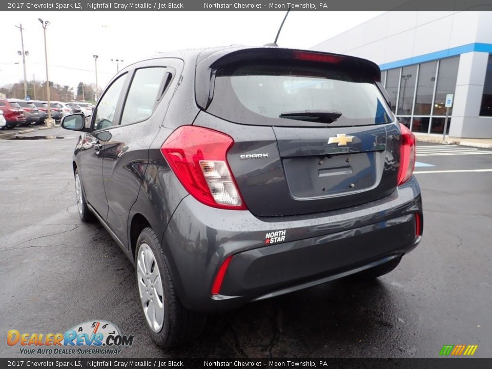 2017 Chevrolet Spark LS Nightfall Gray Metallic / Jet Black Photo #5