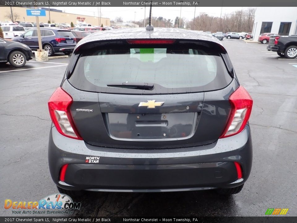 2017 Chevrolet Spark LS Nightfall Gray Metallic / Jet Black Photo #6