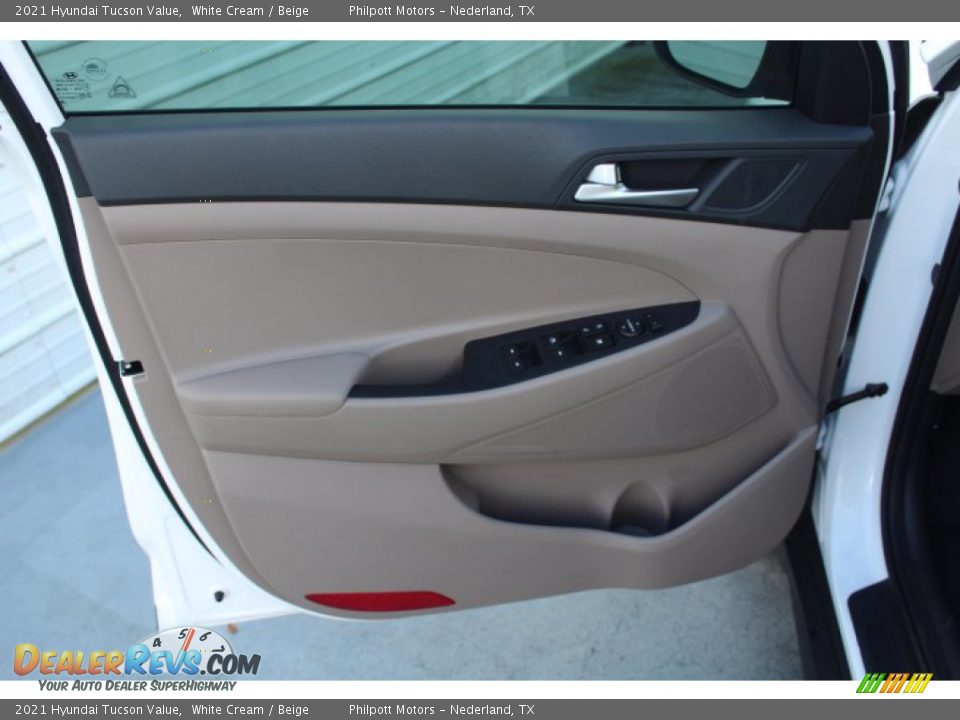 2021 Hyundai Tucson Value White Cream / Beige Photo #9