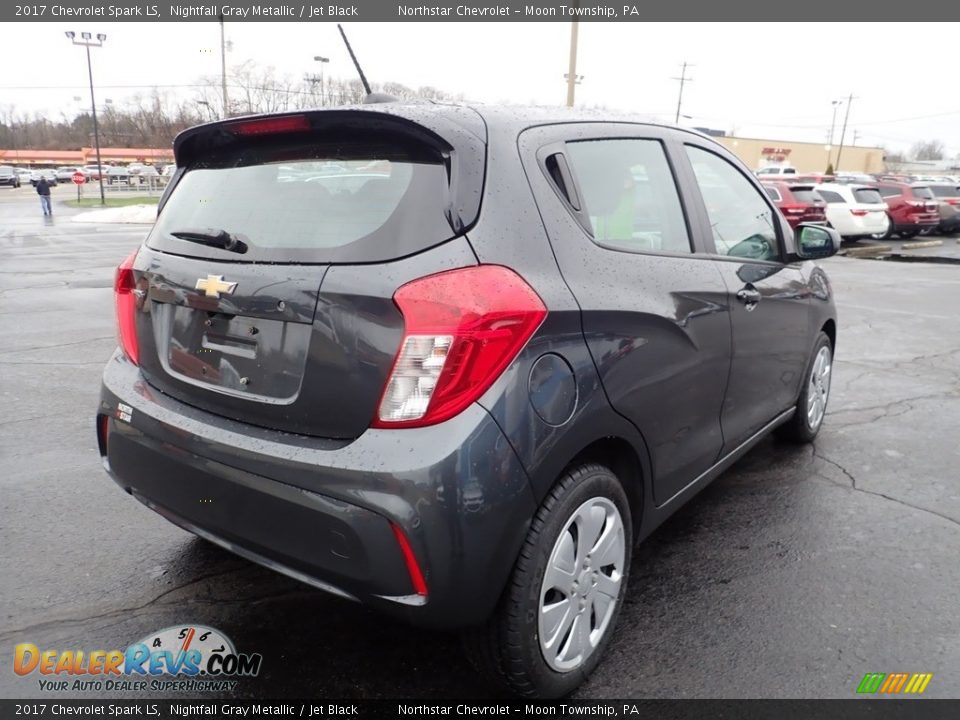 2017 Chevrolet Spark LS Nightfall Gray Metallic / Jet Black Photo #7