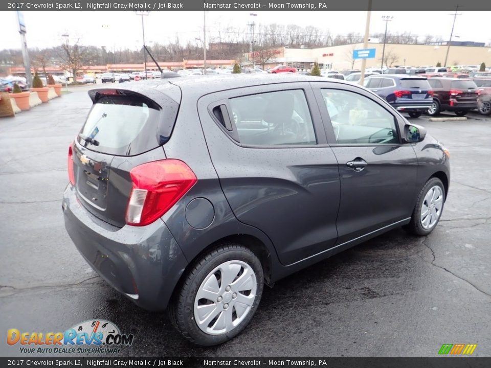 2017 Chevrolet Spark LS Nightfall Gray Metallic / Jet Black Photo #8