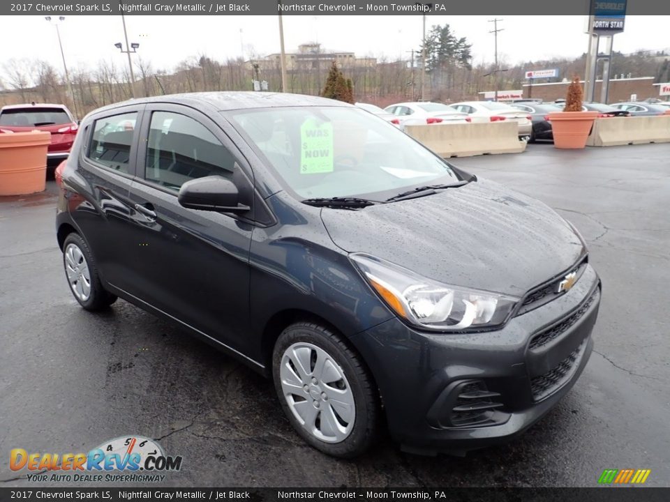 2017 Chevrolet Spark LS Nightfall Gray Metallic / Jet Black Photo #10