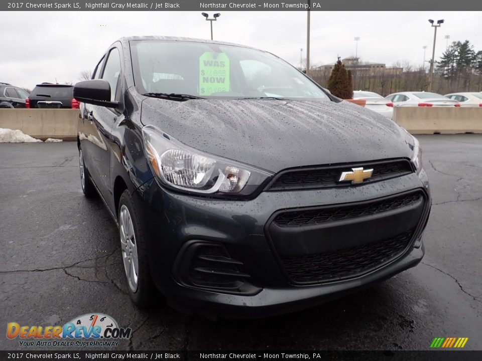 2017 Chevrolet Spark LS Nightfall Gray Metallic / Jet Black Photo #11