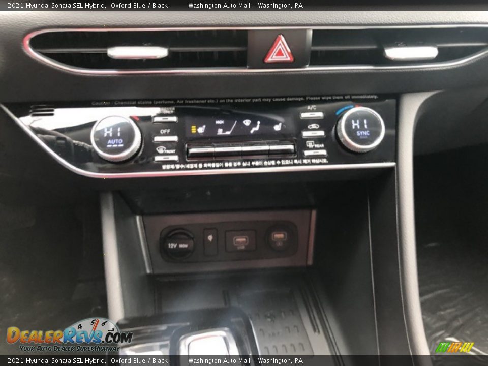 2021 Hyundai Sonata SEL Hybrid Oxford Blue / Black Photo #10