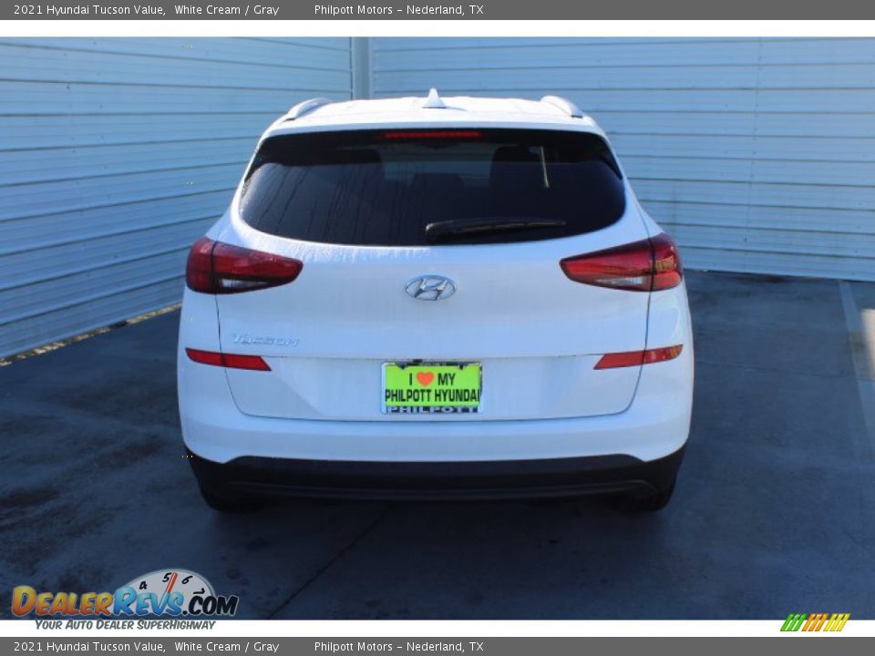 2021 Hyundai Tucson Value White Cream / Gray Photo #7