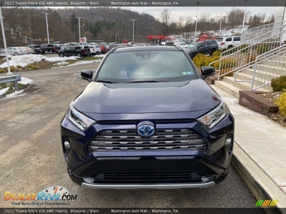 2021 Toyota RAV4 XSE AWD Hybrid Blueprint / Black Photo #12