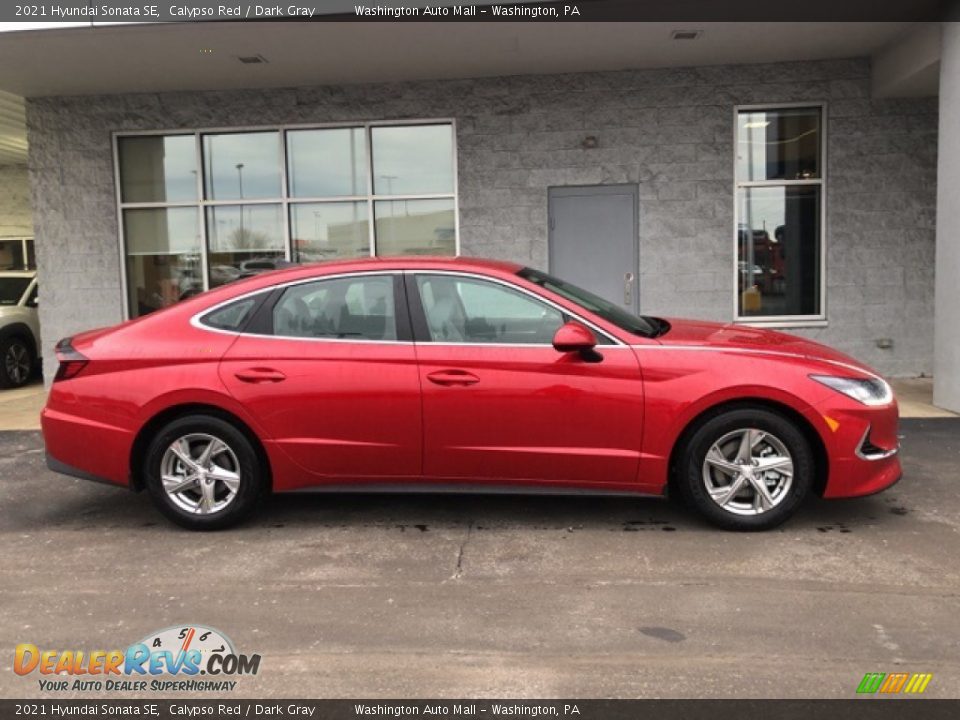 Calypso Red 2021 Hyundai Sonata SE Photo #2