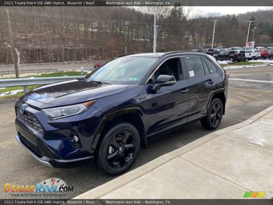 2021 Toyota RAV4 XSE AWD Hybrid Blueprint / Black Photo #13