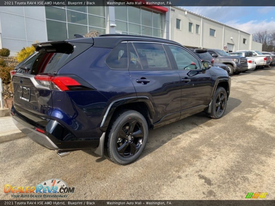 2021 Toyota RAV4 XSE AWD Hybrid Blueprint / Black Photo #14