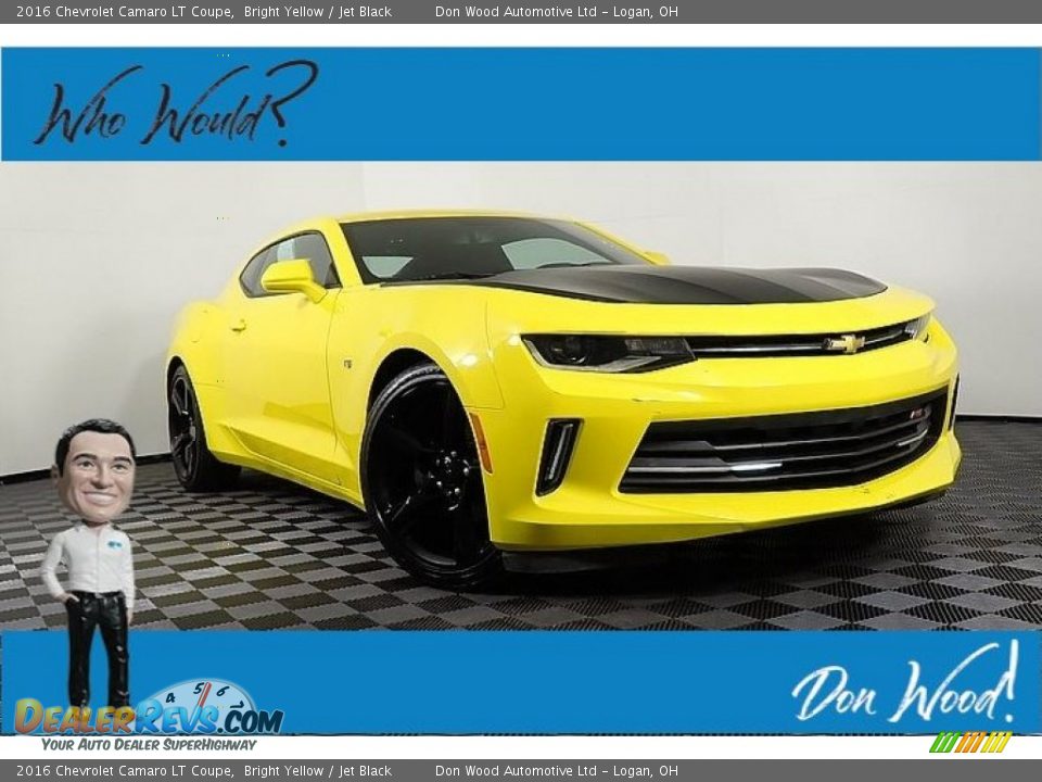 2016 Chevrolet Camaro LT Coupe Bright Yellow / Jet Black Photo #1