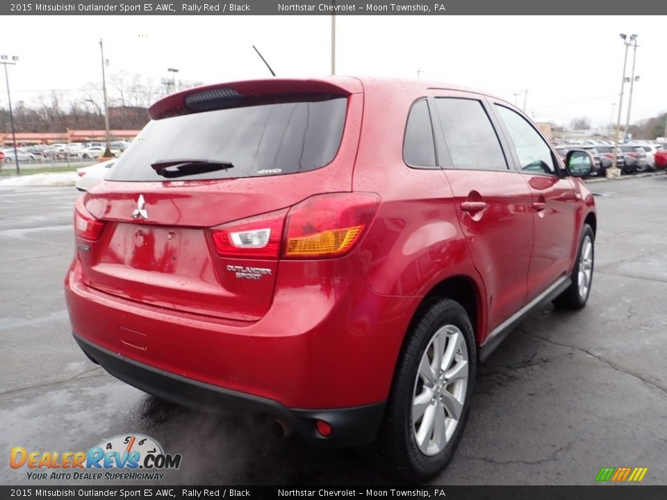 2015 Mitsubishi Outlander Sport ES AWC Rally Red / Black Photo #8