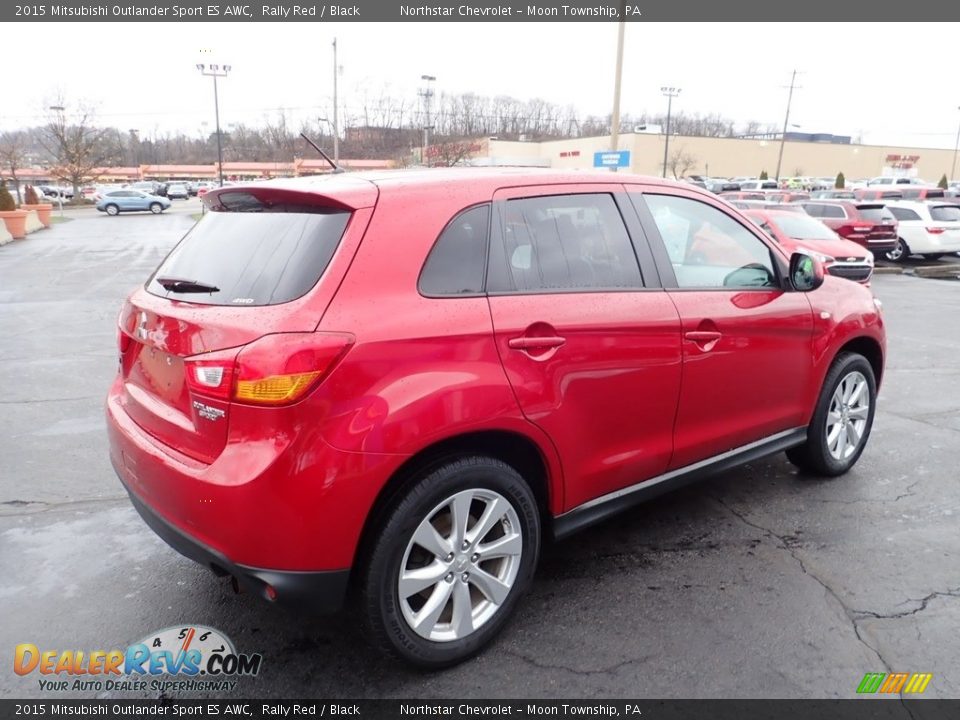 2015 Mitsubishi Outlander Sport ES AWC Rally Red / Black Photo #9