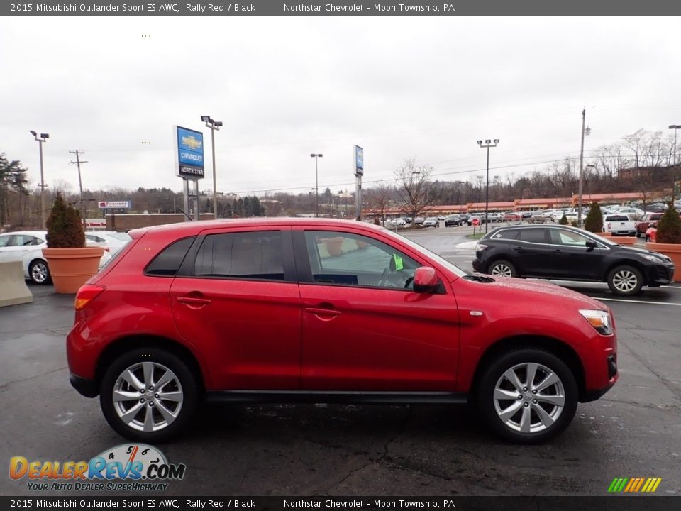 2015 Mitsubishi Outlander Sport ES AWC Rally Red / Black Photo #10