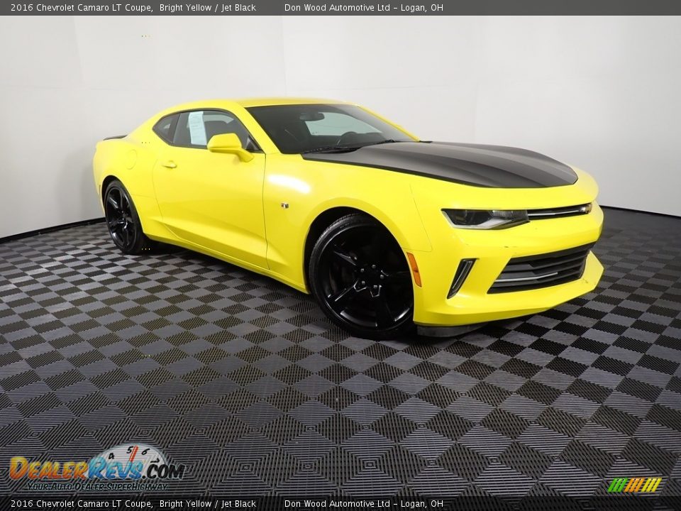 2016 Chevrolet Camaro LT Coupe Bright Yellow / Jet Black Photo #5