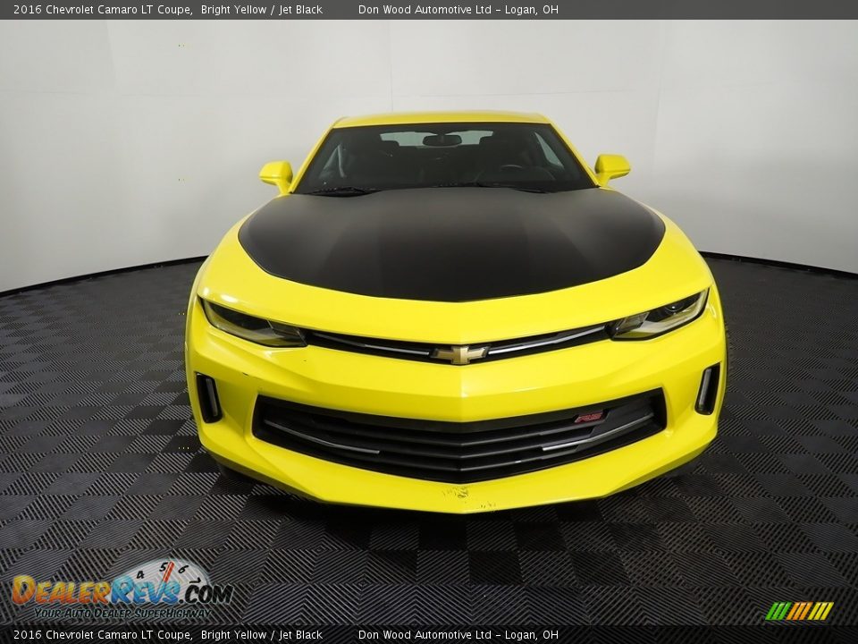 2016 Chevrolet Camaro LT Coupe Bright Yellow / Jet Black Photo #7