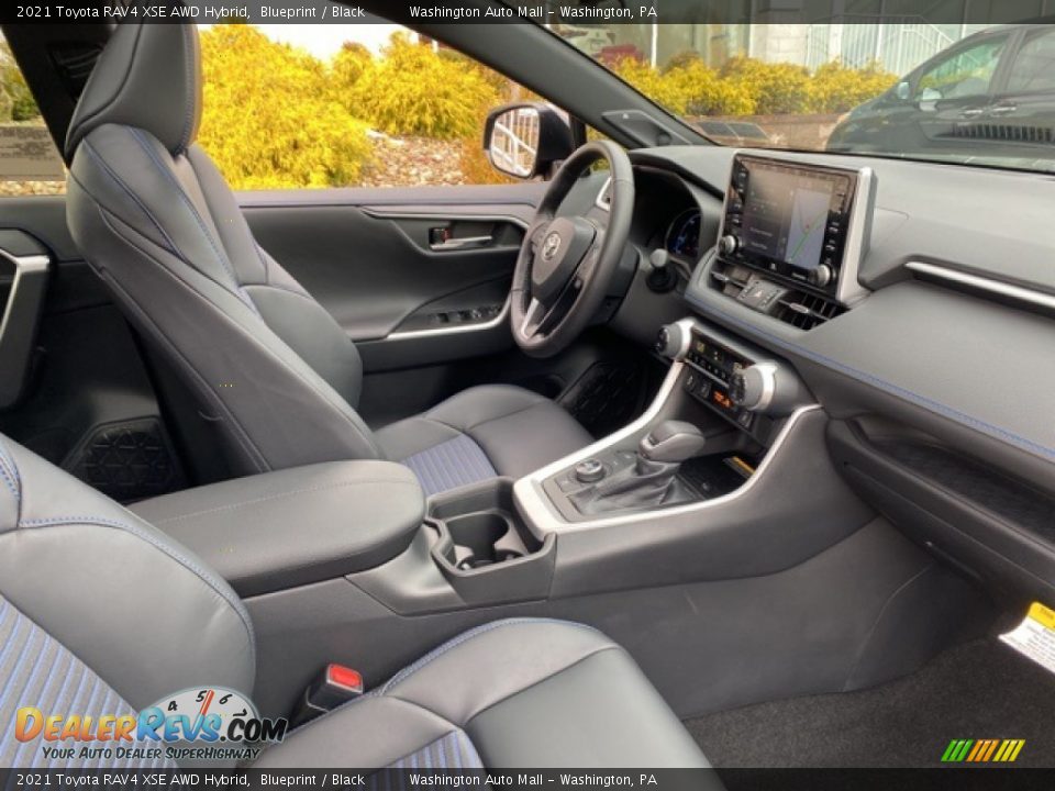 2021 Toyota RAV4 XSE AWD Hybrid Blueprint / Black Photo #24