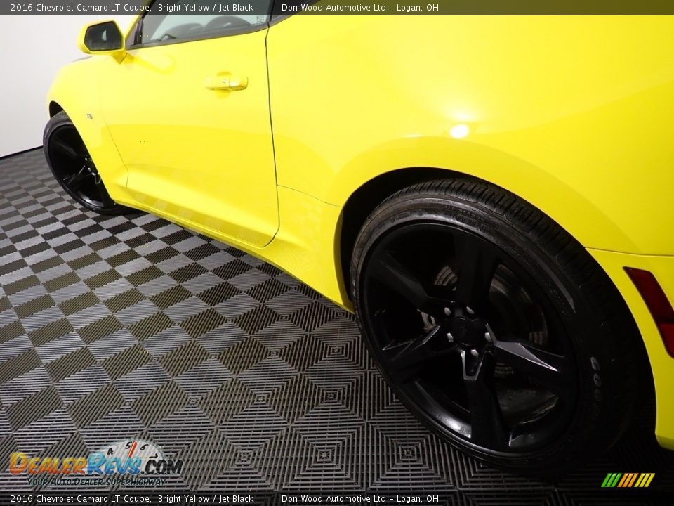 2016 Chevrolet Camaro LT Coupe Bright Yellow / Jet Black Photo #12