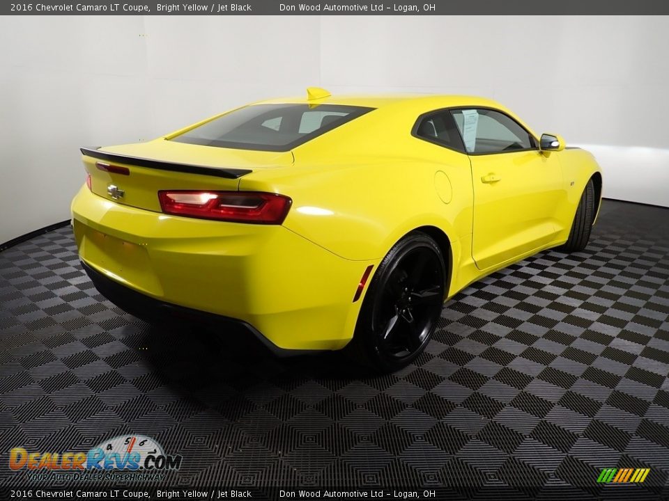 2016 Chevrolet Camaro LT Coupe Bright Yellow / Jet Black Photo #17