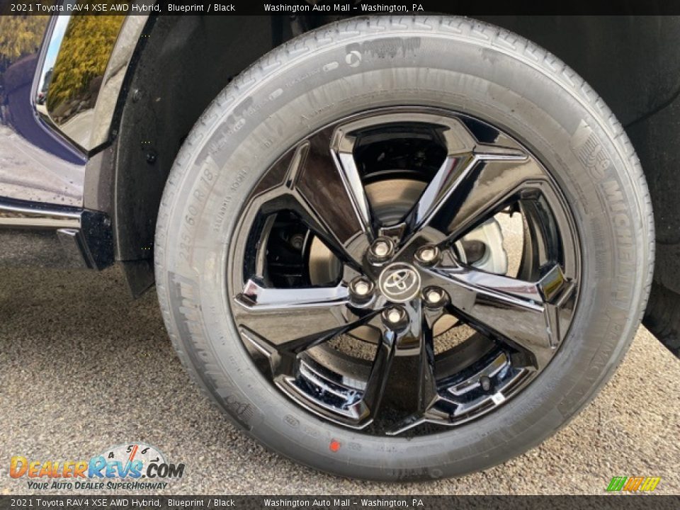 2021 Toyota RAV4 XSE AWD Hybrid Blueprint / Black Photo #36