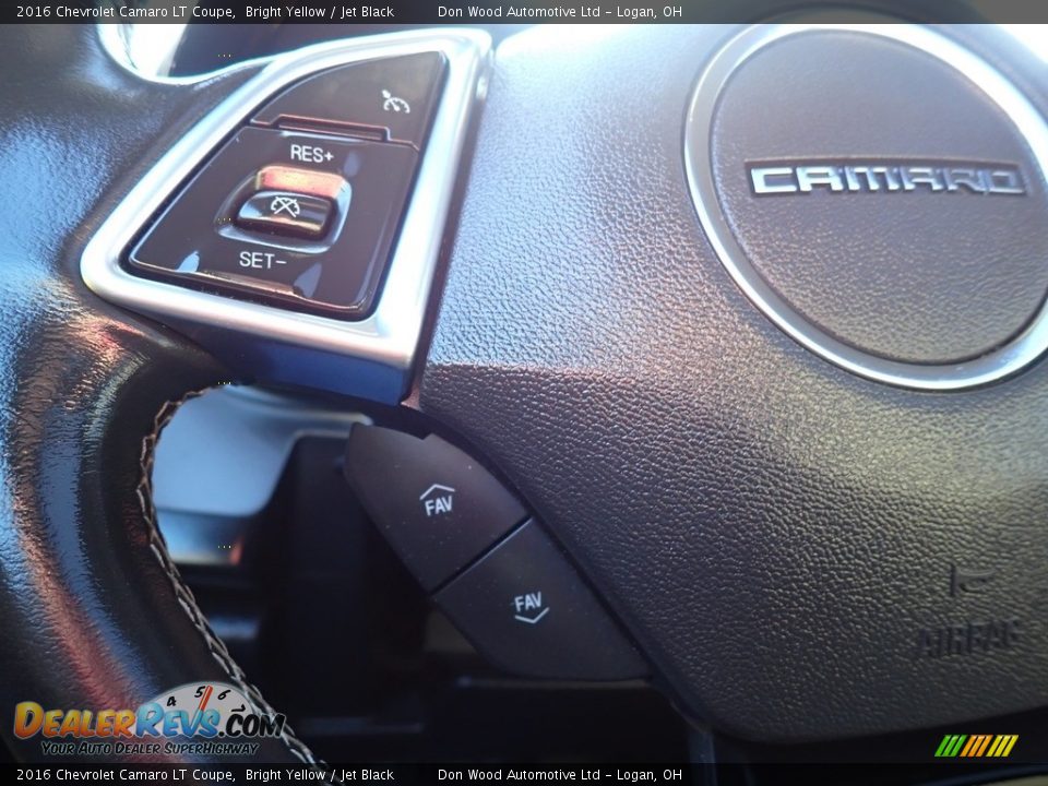 2016 Chevrolet Camaro LT Coupe Bright Yellow / Jet Black Photo #25