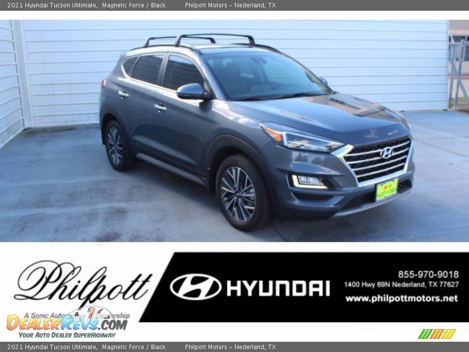 2021 Hyundai Tucson Ulitimate Magnetic Force / Black Photo #1