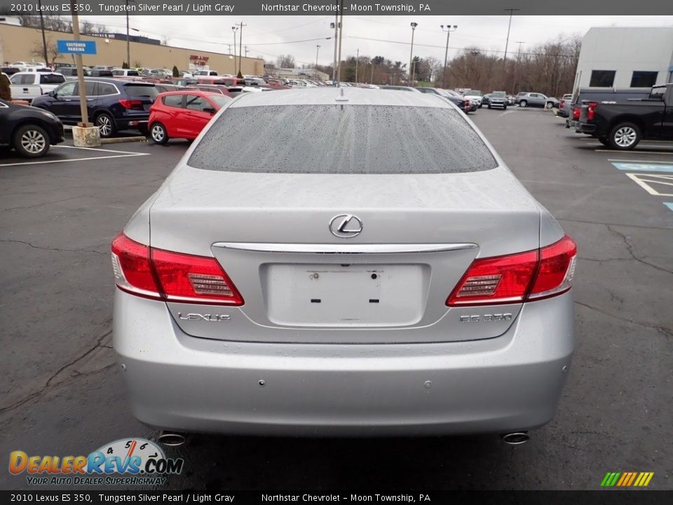 2010 Lexus ES 350 Tungsten Silver Pearl / Light Gray Photo #6