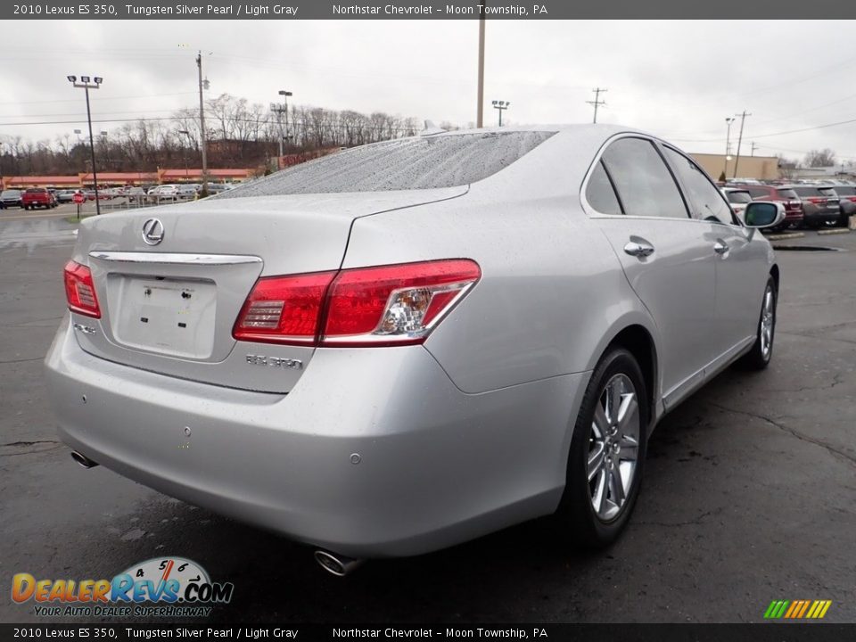 2010 Lexus ES 350 Tungsten Silver Pearl / Light Gray Photo #7