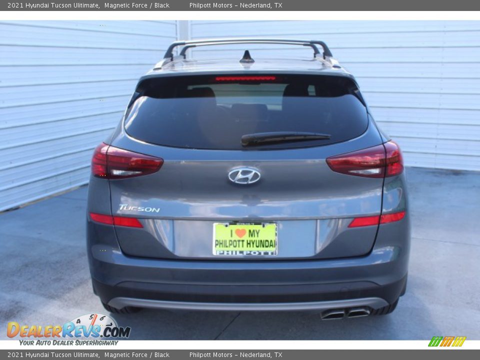 2021 Hyundai Tucson Ulitimate Magnetic Force / Black Photo #7
