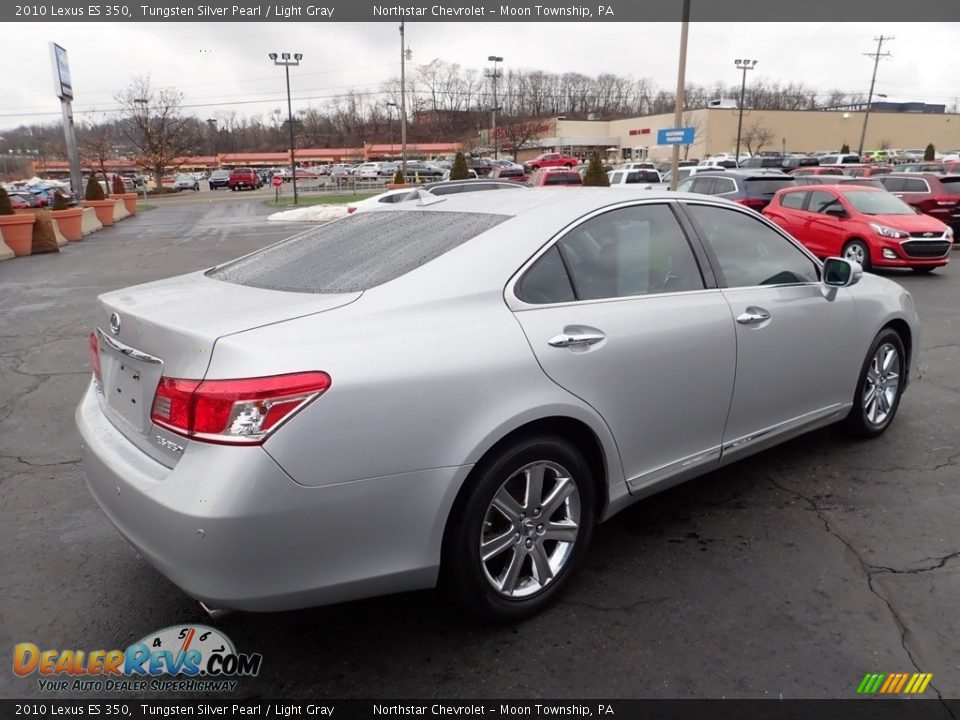 2010 Lexus ES 350 Tungsten Silver Pearl / Light Gray Photo #8