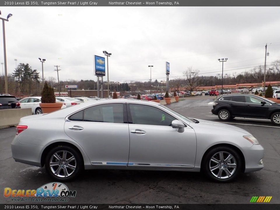 2010 Lexus ES 350 Tungsten Silver Pearl / Light Gray Photo #9