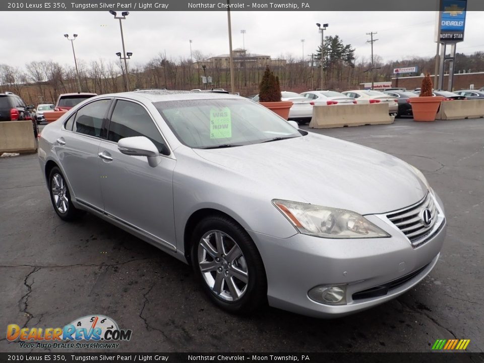 2010 Lexus ES 350 Tungsten Silver Pearl / Light Gray Photo #10