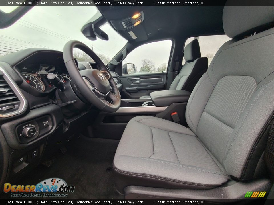 2021 Ram 1500 Big Horn Crew Cab 4x4 Delmonico Red Pearl / Diesel Gray/Black Photo #2