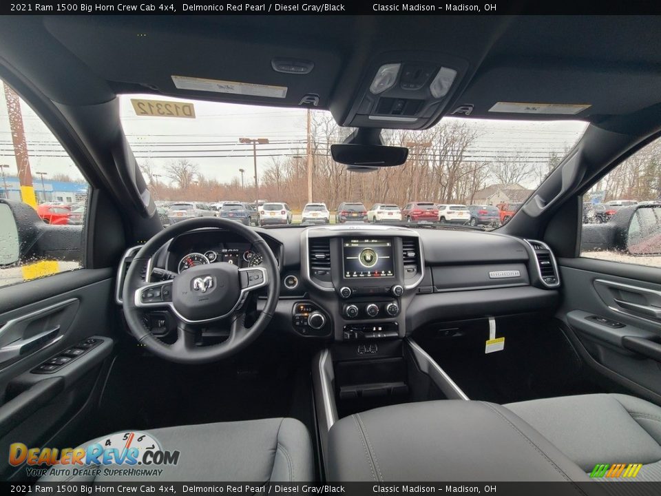 2021 Ram 1500 Big Horn Crew Cab 4x4 Delmonico Red Pearl / Diesel Gray/Black Photo #4