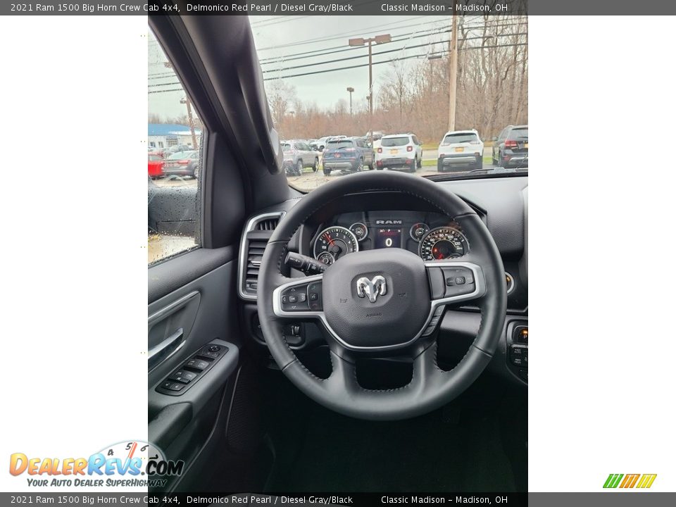 2021 Ram 1500 Big Horn Crew Cab 4x4 Delmonico Red Pearl / Diesel Gray/Black Photo #5