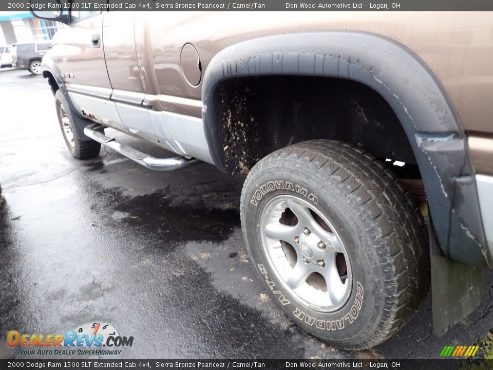 2000 Dodge Ram 1500 SLT Extended Cab 4x4 Sierra Bronze Pearlcoat / Camel/Tan Photo #12