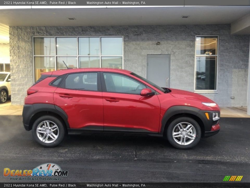 2021 Hyundai Kona SE AWD Pulse Red / Black Photo #2