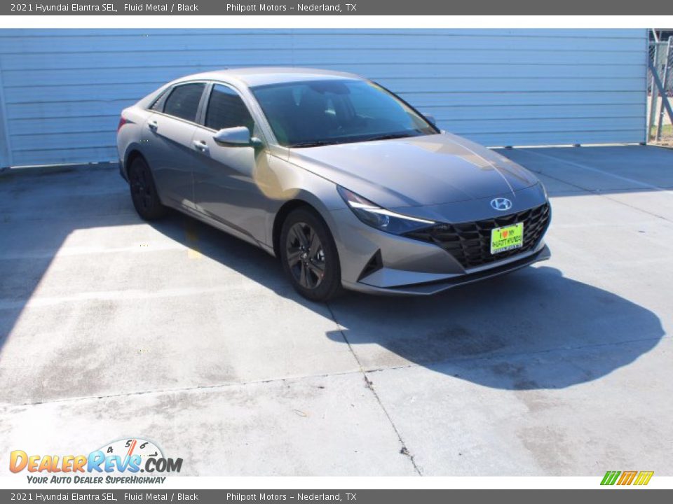 2021 Hyundai Elantra SEL Fluid Metal / Black Photo #2
