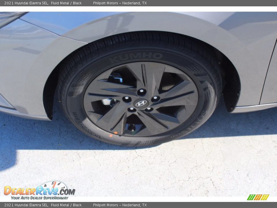 2021 Hyundai Elantra SEL Fluid Metal / Black Photo #5