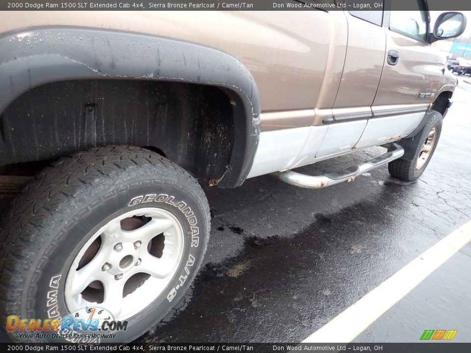 2000 Dodge Ram 1500 SLT Extended Cab 4x4 Sierra Bronze Pearlcoat / Camel/Tan Photo #16