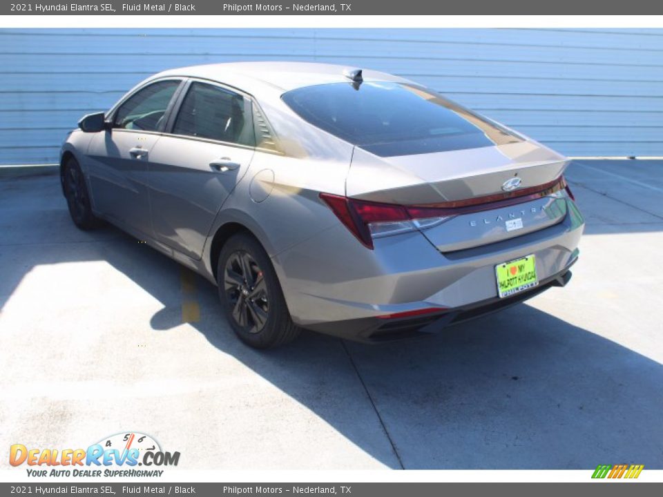 2021 Hyundai Elantra SEL Fluid Metal / Black Photo #6