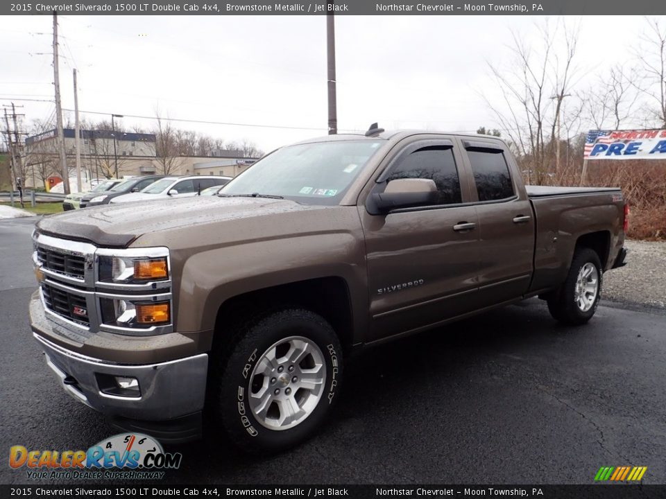 2015 Chevrolet Silverado 1500 LT Double Cab 4x4 Brownstone Metallic / Jet Black Photo #1