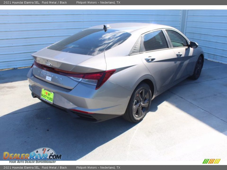 2021 Hyundai Elantra SEL Fluid Metal / Black Photo #8