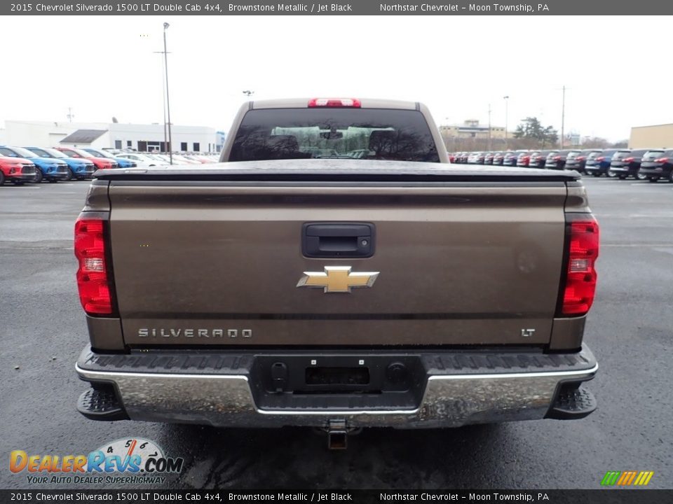 2015 Chevrolet Silverado 1500 LT Double Cab 4x4 Brownstone Metallic / Jet Black Photo #3