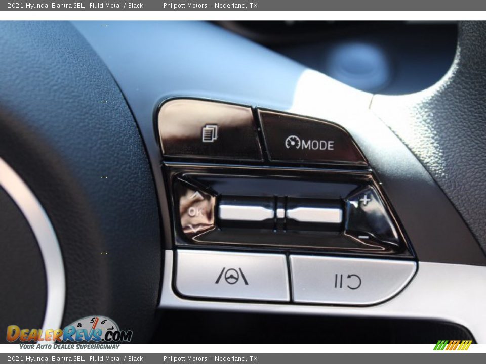 2021 Hyundai Elantra SEL Fluid Metal / Black Photo #12