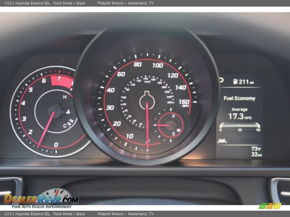 2021 Hyundai Elantra SEL Fluid Metal / Black Photo #13
