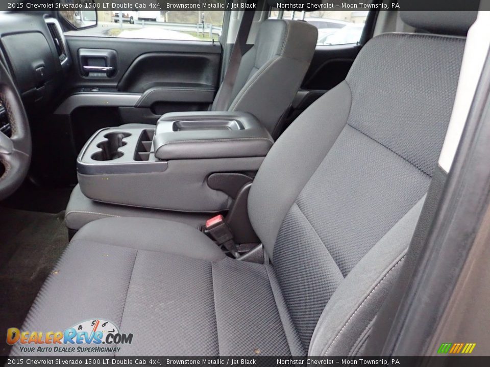 2015 Chevrolet Silverado 1500 LT Double Cab 4x4 Brownstone Metallic / Jet Black Photo #8