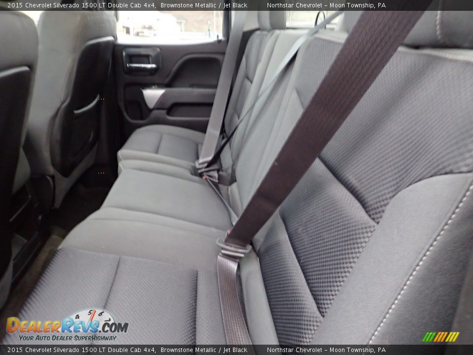 2015 Chevrolet Silverado 1500 LT Double Cab 4x4 Brownstone Metallic / Jet Black Photo #9
