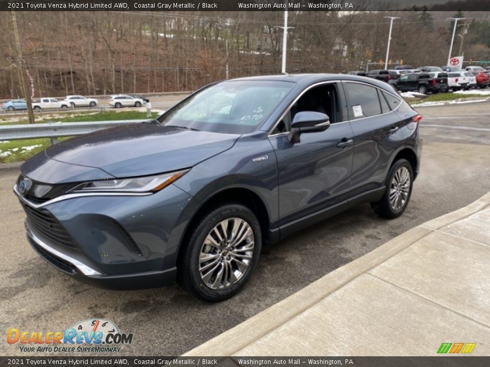 2021 Toyota Venza Hybrid Limited AWD Coastal Gray Metallic / Black Photo #14